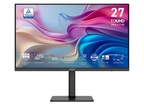 LCD Monitor MSI MODERN MD272UPHG 27" Business/4K Matte Panel IPS 3840x2160 16:9 60Hz 4 ms Speakers Colour Black MODERNMD272UPHG