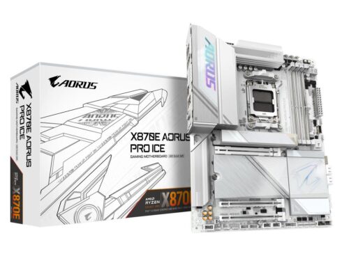 Mainboard GIGABYTE AMD X870E SAM5 ATX Memory DDR5 Memory slots 4 X870EAORUSPROICE1.1