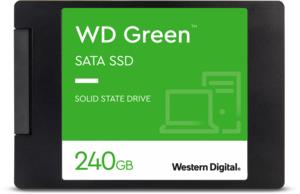 SSD WESTERN DIGITAL Green 240GB SATA 3.0 SLC Read speed 545 MBytes/sec 2,5" MTBF 1000000 hours WDS240G3G0A