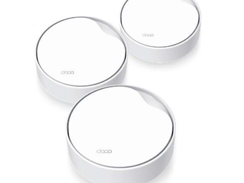 Wireless Router TP-LINK Wireless Router 3-pack 3000 Mbps Mesh Wi-Fi 6 1x10/100/1000M 1x2.5GbE DHCP DECOX50-POE(3-PACK)