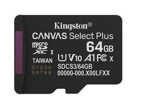 MEMORY MICRO SDXC 64GB UHS-I/SDCS3/64GBSP KINGSTON