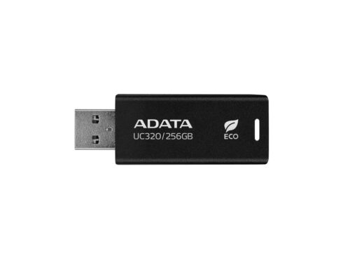 MEMORY DRIVE FLASH USB3.2 256G/BLACK UC320-256G-RBK/BK ADATA