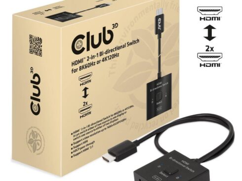 VIDEO SWITCH HDMI 2PORT/CSV-1384 CLUB3D