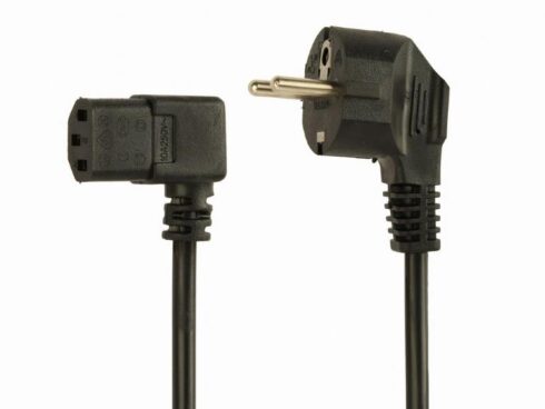 CABLE POWER ANGLED VDE 1.5M/PC-186A-VDE1B-1.5M GEMBIRD