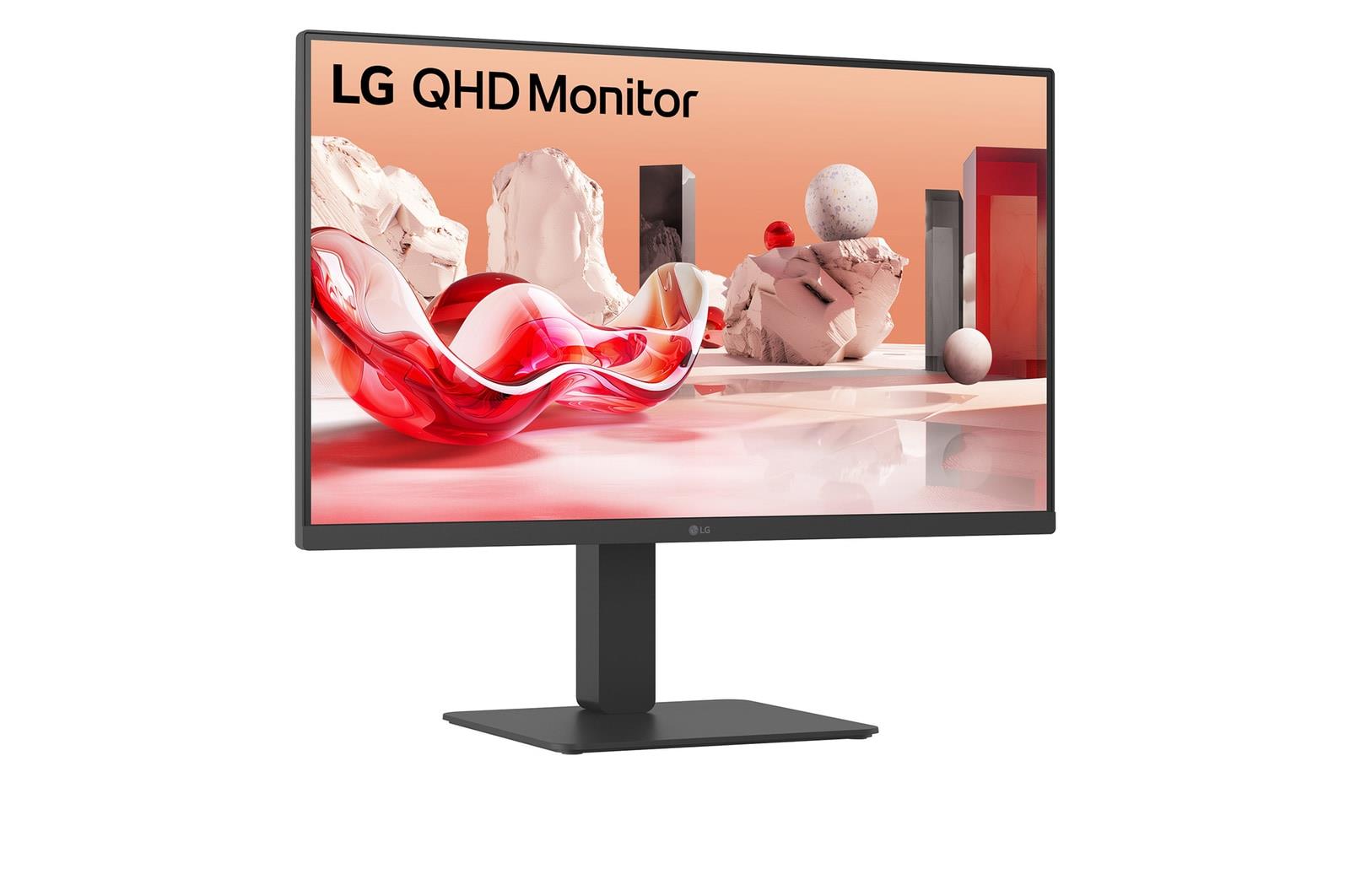 36434043-569a-4aca-9aed-c255f27d47ee Monitorius LG 27BA65QB-B, šoninis vaizdas su reguliuojamu aukščiu
