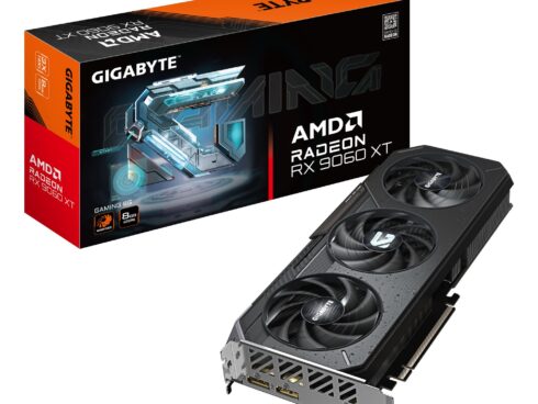 Graphics Card GIGABYTE AMD Radeon RX 9060 XT 8 GB GDDR6 128 bit PCIE 5.0 16x Triple slot Fansink GV-R9060XTGAMING-8GD1.0
