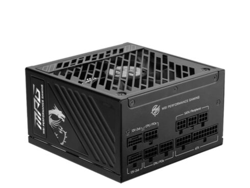 Power Supply MSI MPG A1250GS PCIE5 1250 Watts Efficiency 80 PLUS GOLD MPGA1250GSPCIE5