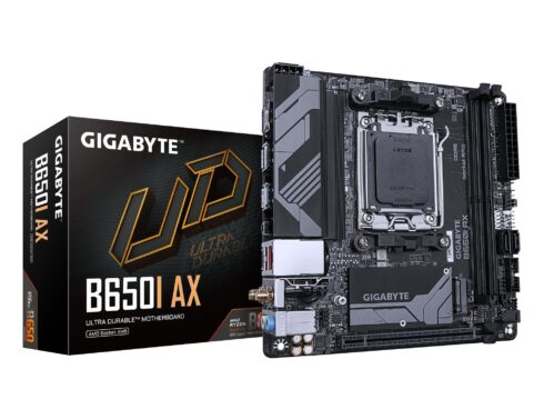 Mainboard GIGABYTE AMD B650 SAM5 Mini-ITX Memory DDR5 Memory slots 2 B650IAX1.1