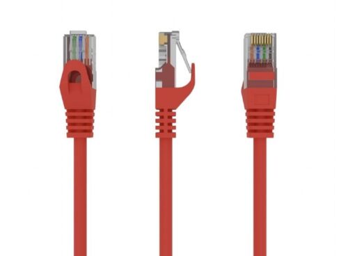 PATCH CABLE CAT6 UTP 5M/RED PP6U-5M/R GEMBIRD