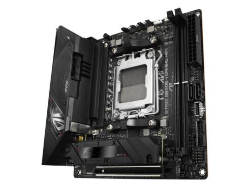 Mainboard ASUS AMD B650 SAM5 Mini-ITX Memory DDR5 Memory slots 2 1xPCI-Express 5.0 16x 2xM.2 1xHDMI 2xAudio-In 1xAudio-Out 2xUSB 2.0 4xUSB 3.2 2xUSB-C 1xOptical S/PDIF 1xRJ45 2xRF-Out STRIXB650E-IGAMINGWIFI