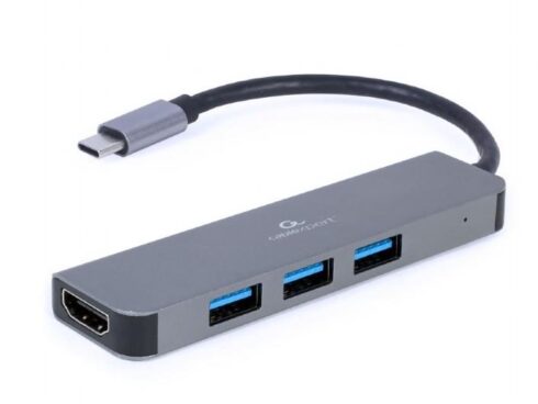 I/O ADAPTER USB-C TO HDMI/USB3/2IN1 A-CM-COMBO2-01 GEMBIRD