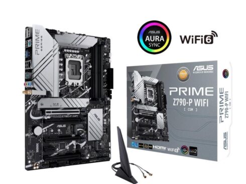 Mainboard ASUS Intel Z790 LGA1700 ATX Memory DDR5 Memory slots 4 1xPCI-Express 3.0 1x 3xPCI-Express 4.0 16x 1xPCI-Express 5.0 16x 3xM.2 1xHDMI 1xDisplayPort 4xUSB 2.0 3xUSB 3.2 1xUSB-C 1xPS/2 1xRJ45 3xAudio port PRIMEZ790-PWIFI