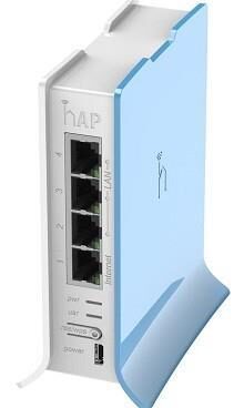 Access Point MIKROTIK IEEE 802.11b IEEE 802.11g IEEE 802.11n 1xUSB 2.0 4x10/100M RB941-2ND-TC