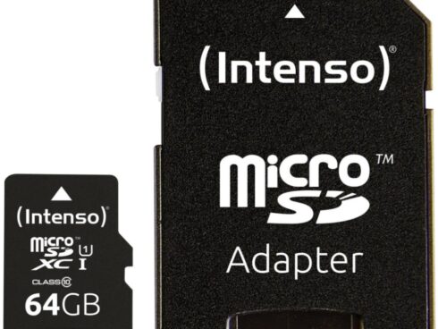 MEMORY MICRO SDXC 64GB C10/W/ADAPTER 3433490 INTENSO