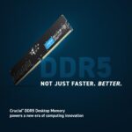 Atminties DIMM 16GB DDR5-4800 su aiškiai matomu etiketės dizainu