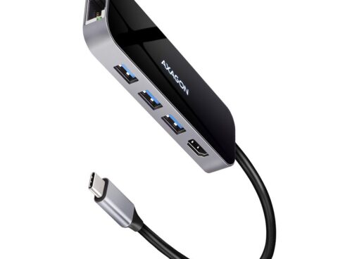 I/O HUB USB-C 6IN1/0.2M HMC-6GL AXAGON