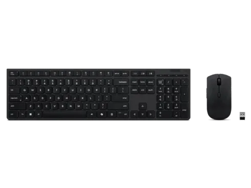 Lenovo Professional | Keyboard and Mouse Combo | Wireless | US English | Bluetooth | Grey | 2.4 GHz