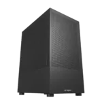FSP S110-B korpusas, M-ATX Mid Tower, juodas