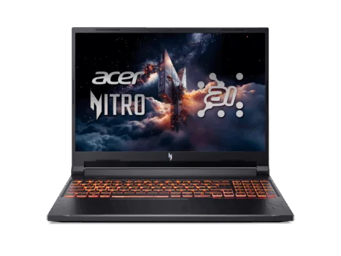 Acer | Nitro V 16 AI ANV16-42-R1PE | Shale Black | 16 " | IPS | WUXGA | 1920 x 1200 pixels | AMD Ryzen 5 | 240 | 16 GB | DDR5 | Solid-state drive capacity 512 GB | NVIDIA GeForce RTX 5050 | GDDR7 | 8 GB | Windows 11 Home | 802.11ax | Bluetooth version 5.3 | Keyboard language US international | Keyboard backlit | Warranty 24 month(s)