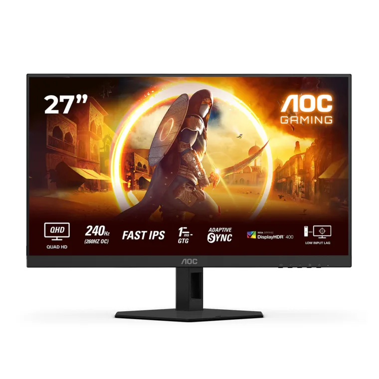 AOC Q27G4ZR 27" monitoris su Fast IPS ir 240 Hz atnaujinimo dažniu
