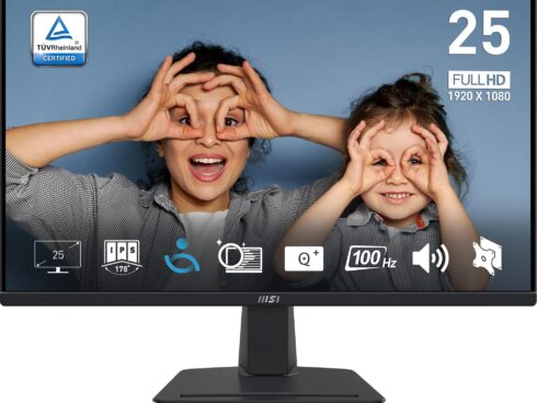 LCD Monitor MSI PRO MP251 24.5" Business Panel IPS 1920x1080 16:9 100 Hz 1 ms Speakers Colour Black PROMP251