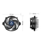 Aušintuvo ARCTIC SAM5/SAM4 detalus vaizdas iš šono