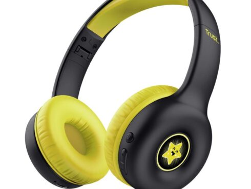 HEADPHONES WRL NOUNA KIDS/BLACK 25405 TRUST