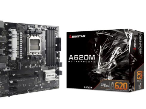 Mainboard BIOSTAR AMD A620 SAM5 Micro-ATX Memory DDR5 Memory slots 4 1xPCI-Express 3.0 1x 2xPCI-Express 4.0 1x 1xPCI-Express 4.0 16x 1xM.2 1xHDMI 1xDisplayPort 2xUSB 2.0 4xUSB 3.2 1xPS/2 1xRJ45 3xAudio port A620MP-EPRO