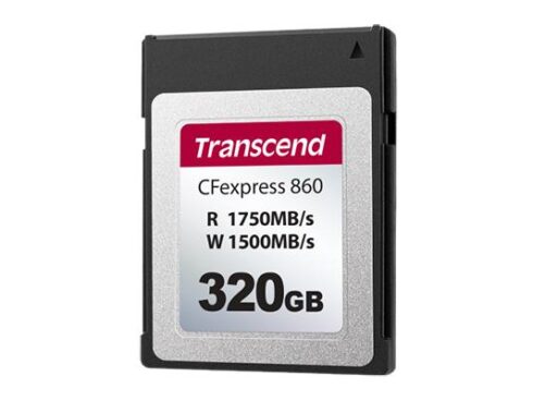 MEMORY COMPACT FLASH 320GB/CFE TS320GCFE860 TRANSCEND