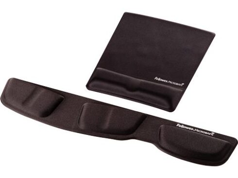 MOUSE PAD WRIST SUPPORT/BLACK 9181201 FELLOWES