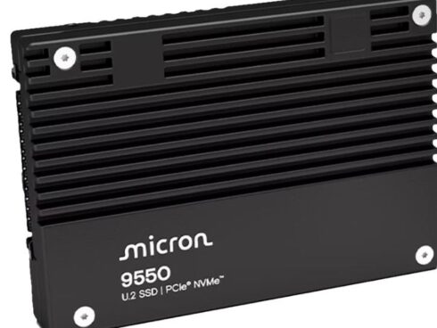 SSD MICRON SSD series 9550 PRO 30.72TB PCIe Gen5 NVMe NAND flash technology 3D TLC Write speed 10000 MBytes/sec Read speed 14000 MBytes/sec Form Factor U.2 MTFDLAL30T7THA-1BK1DABYYR