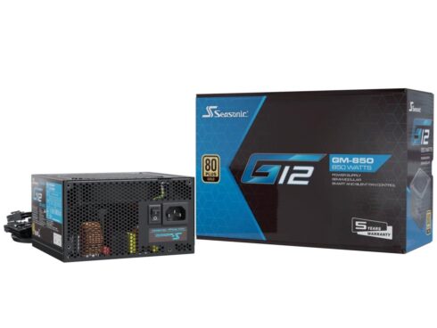 Power Supply SEASONIC G12 GM 850 Watts Efficiency 80 PLUS GOLD MTBF 100000 hours G12GM-850