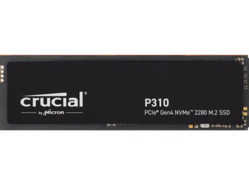 SSD CRUCIAL P310 2TB M.2 PCIe Gen4 NVMe 3D NAND Write speed 6000 MBytes/sec Read speed 7100 MBytes/sec TBW 440 TB CT2000P310SSD8