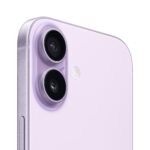 Apple iPhone 17 256GB Lavender, šoninis vaizdas su mygtukais ir jungtimis