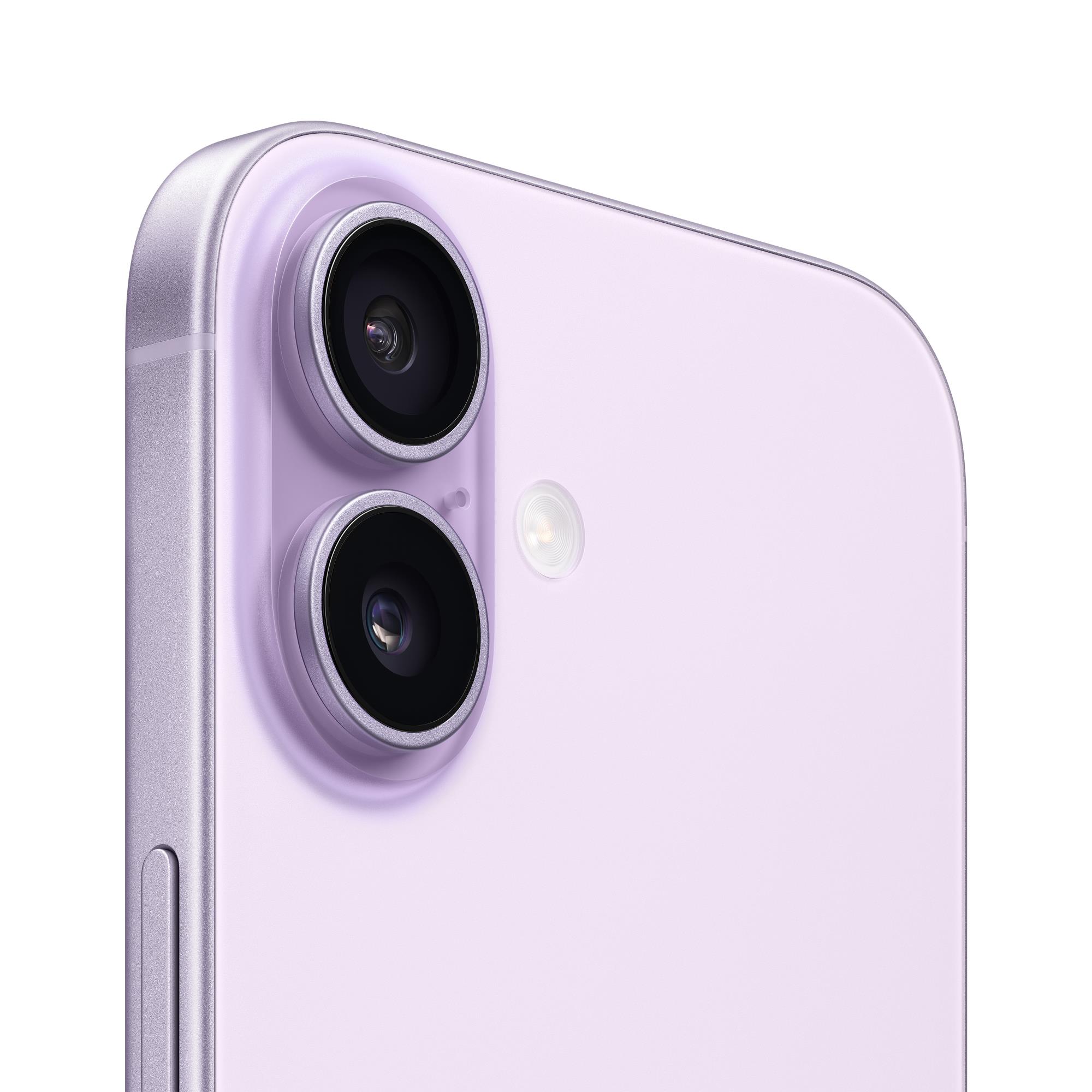 50e96619-ea83-4e12-b2bc-8d0d7d8b60dc Apple iPhone 17 256GB Lavender, šoninis vaizdas su mygtukais ir jungtimis