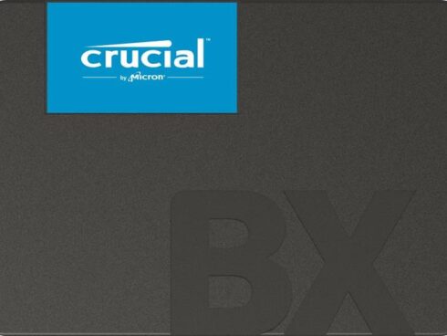 SSD CRUCIAL BX500 240GB SATA 3.0 Write speed 500 MBytes/sec Read speed 540 MBytes/sec 2,5" TBW 80 TB MTBF 1500000 hours CT240BX500SSD1
