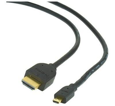 CABLE HDMI-MICRO HDMI 3M V.2.0/BLK CC-HDMID-10 GEMBIRD