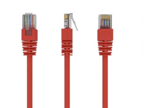 PATCH CABLE CAT5E UTP 1.5M/RED PP12-1.5M/R GEMBIRD