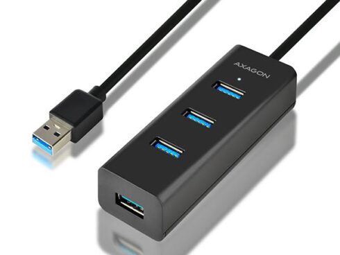 I/O HUB USB3.0 4PORT CHARGING/1.2M HUE-S2BL AXAGON