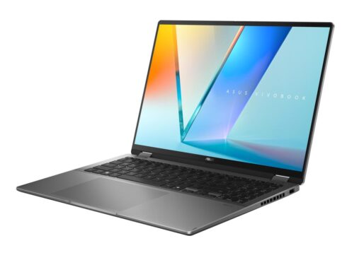 Ultrabook ASUS VivoBook Flip TP3607SH-RJ013W CPU  Core Ultra u7-258V 2200 MHz 16" Touchscreen 2880x1800 RAM 16GB LPDDR5x SSD 1TB NVIDIA® GeForce RTXT 5050 Laptop GPU 8GB ENG Card Reader Micro SD Windows 11 Home Grey 1.8 kg 90NB15S1-M001F0