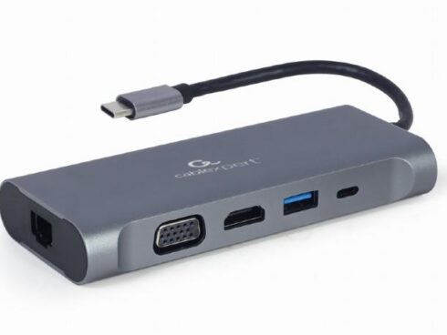 I/O ADAPTER USB-C TO HDMI/USB3/7IN1 A-CM-COMBO7-01 GEMBIRD