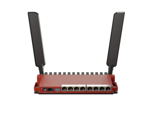 Wireless Router MIKROTIK Wireless Router Wi-Fi 6 IEEE 802.11ax USB 3.0 8x10/100/1000M 1xSPF Number of antennas 2 L009UIGS-2HAXD-IN