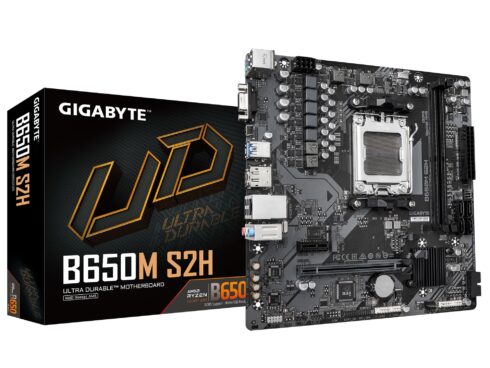 Mainboard GIGABYTE AMD B650 SAM5 Micro-ATX Memory DDR5 Memory slots 2 B650MS2H1.4