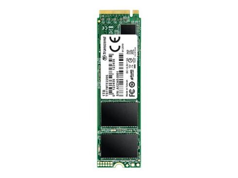 SSD TRANSCEND 512GB NVMe Write speed 2100 MBytes/sec Read speed 3300 MBytes/sec Form Factor M.2 MTBF 2000000 hours TS512GMTE220S