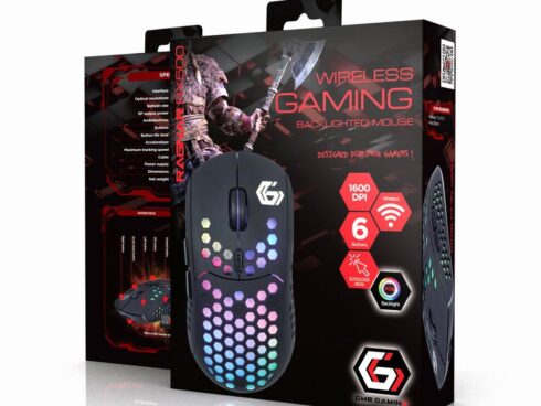 MOUSE USB OPTICAL WRL RGB/GAM MUSG-RAGNAR-WRX500 GEMBIRD