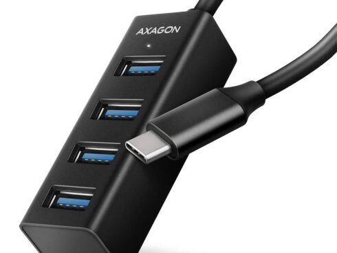 I/O HUB USB-C 4PORT MINI/0.2M HUE-M1C AXAGON