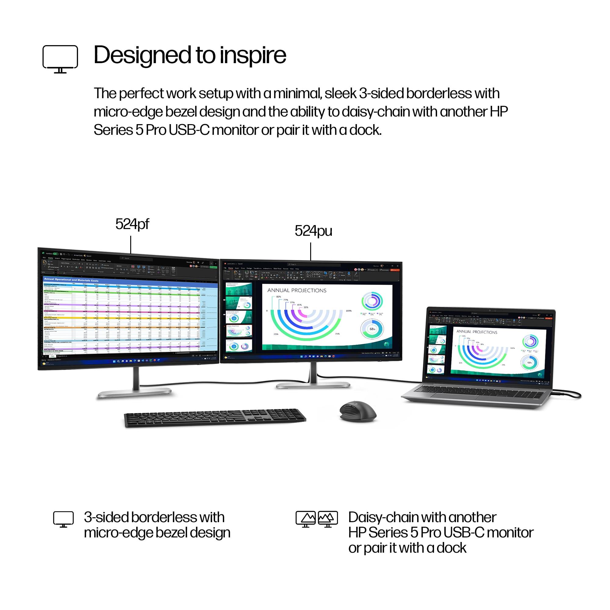654902c4-e68b-434a-81bd-db65a2bb3aa5 HP Series 5 Pro | 23.8 " | IPS | FHD | 16:9 | 120 Hz | 5 ms | 1920 x 1080 pixels | 350 cd/m² | HDMI ports quantity 1