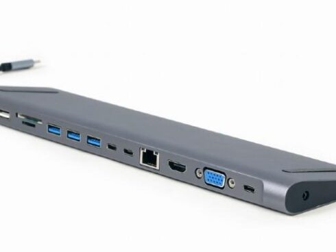 I/O ADAPTER USB-C TO HDMI/USB3/9IN1 A-CM-COMBO9-01 GEMBIRD