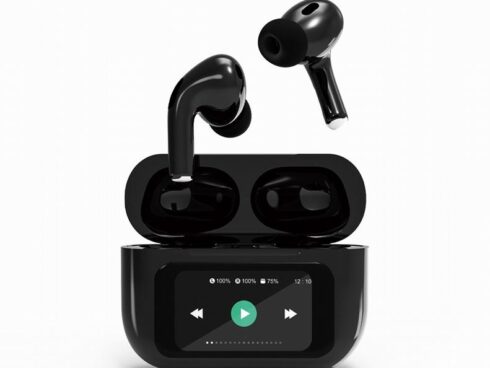 HEADSET BLUETOOTH/TWS-LCD-ANC-01-BK GEMBIRD