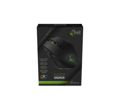 MOUSE USB OPTICAL BLACK/MRGS203 MEDIARANGE